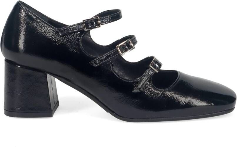 Sangiorgio Zwarte Mary Jane Schoen Black Dames