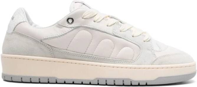 Santha Witte Leren Sneakers White Heren