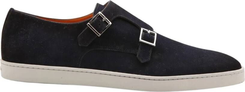 Santoni 15506 Navy Blue Heren