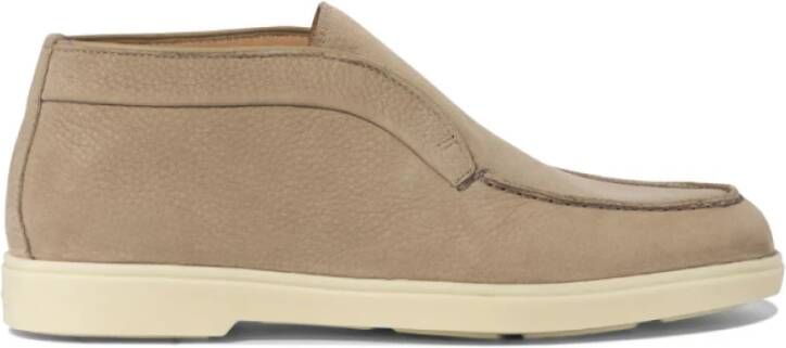 Santoni Beige Laarzen Andvari Beige Dames