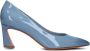 Santoni Blauwe Lakleren Pumps Blue Dames - Thumbnail 1