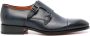 Santoni Blauwe Leren Sneakers met Ptera Design Blue Heren - Thumbnail 1