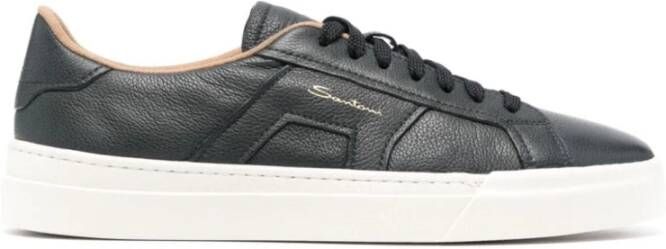 Santoni Blauwe Sneakers Blue Heren