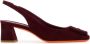 Santoni Bourgondische suède pumps 5 cm hak Red Dames - Thumbnail 1