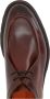 Santoni Bruin Leren Derby Platte Schoenen Brown Heren - Thumbnail 1