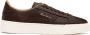 Santoni Bruine leren sneakers Brown Heren - Thumbnail 1