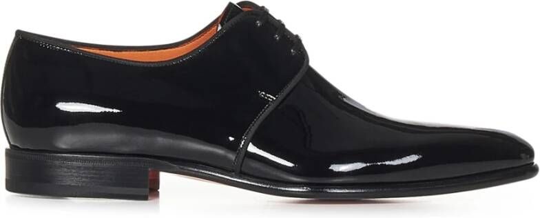 Santoni Business Shoes Black Heren