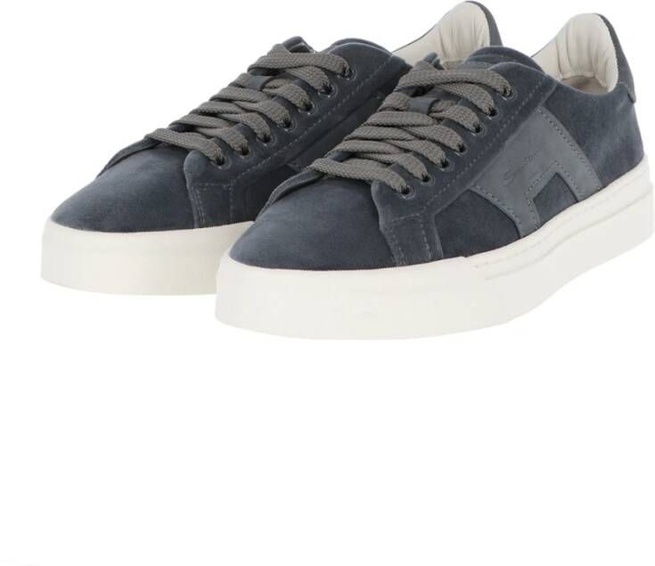 Santoni Casual Sneaker Schoenen voor Mannen Gray Heren