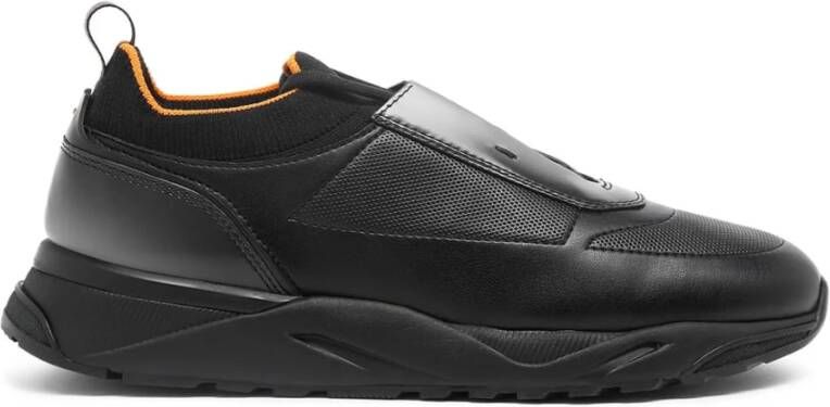 Santoni Casual Sneakers voor Dagelijks Gebruik Black Heren