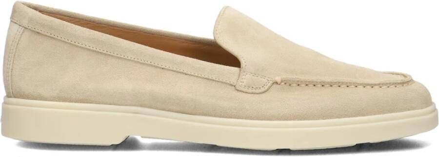 Santoni Dames Instaploafer Zand Suède Beige Dames