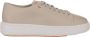 Santoni Dames Leren Lage Sneakers Beige Dames - Thumbnail 1