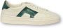 Santoni Witte Sneaker met Groene Inzetstukken White Heren - Thumbnail 16