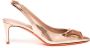 Santoni Elegant Slingback Pumps Pink Dames - Thumbnail 1