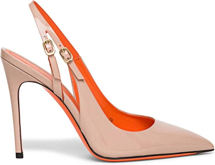 Santoni Elegante Pumps met Uniek Design Pink Dames