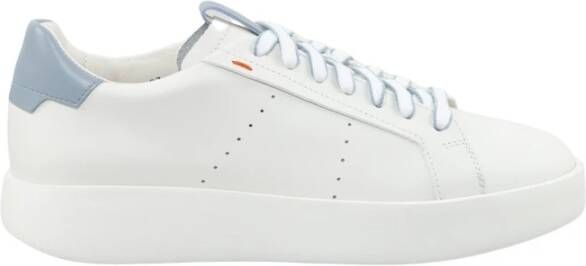 Santoni Essentiële Sneaker Pedula Handgemaakt in Italië White Dames