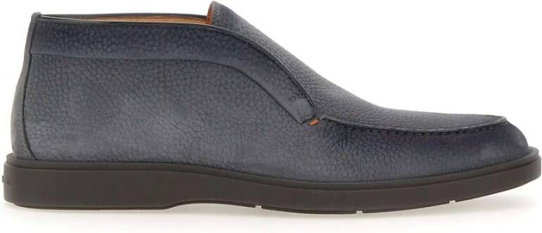 Santoni Grijze Platte Schoenen Gray Heren