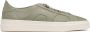 Santoni Groene Dubbele Gesp Leren Sneakers Green Heren - Thumbnail 1