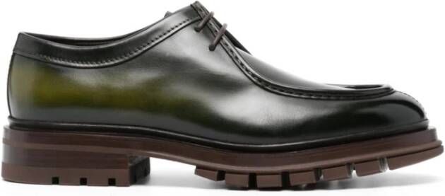 Santoni Groene Emlyn Loafer Green Heren