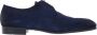 Santoni Heren Classic Listo Lace Up Blue Heren - Thumbnail 1