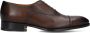 Santoni Heren Leren Veterschoenen Brown Heren - Thumbnail 1