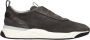 Santoni Heren Suede Runner Sneakers Bruin Brown Heren - Thumbnail 1