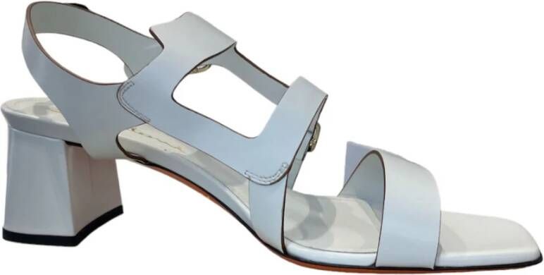 Santoni Hoge hak sandalen White Dames