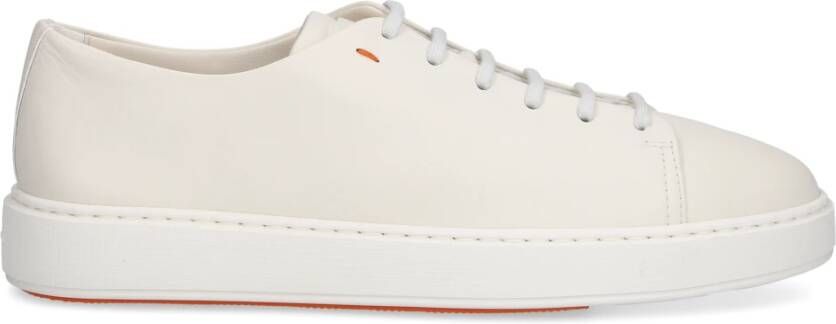 Santoni Hoogwaardige Manager Sneakers White Heren