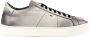 Santoni Italiaanse Leren Sneakers Gray Heren - Thumbnail 1