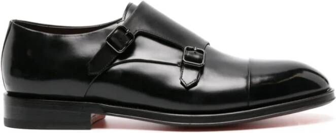 Santoni Klassieke Derby Schoenen in Bruin Black Heren