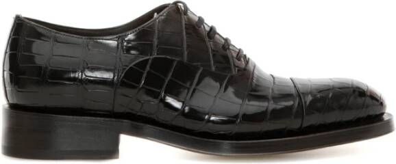 Santoni Klassieke Derby`s Black Heren