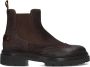 SANTONI Boots Heren Milano 17701 Maat: 45 Materiaal: Suède Kleur: Bruin - Thumbnail 1