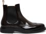 Santoni Klassieke Leren Brogue Chelsea Laars Gray Heren - Thumbnail 1