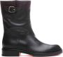 Santoni Klassieke Leren Laars Black Dames - Thumbnail 1