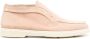 Santoni Klassieke Leren Loafers Beige Dames - Thumbnail 1