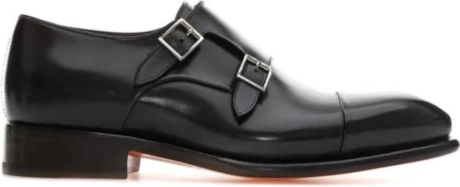 Santoni Klassieke Monk Strap Schoenen Blue Heren