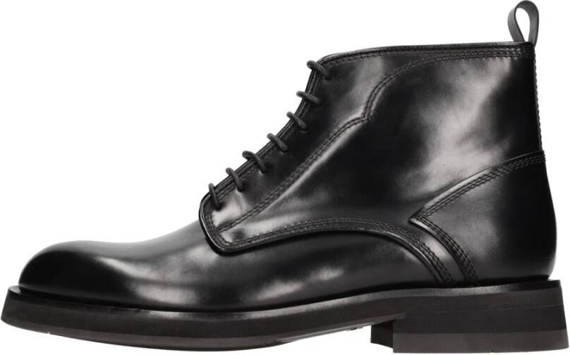 Santoni Laarzen Zwart Black Heren