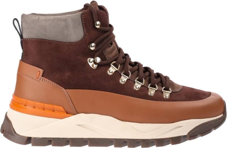 Santoni Lace-up Boots Multicolor Heren