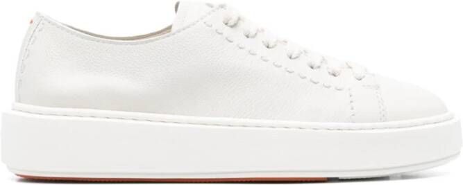 Santoni Lage Vetersneakers White Dames