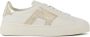 SANTONI Lage Sneakers Dames 61070 Maat: 39 Materiaal: Leer Kleur: Wit - Thumbnail 1