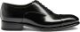 Santoni Klassieke Oxford Schoenen van Zwart Leer Black Heren - Thumbnail 1