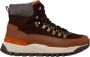 Santoni Leren Trekking Boot Multicolor Heren - Thumbnail 1