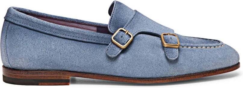 Santoni Loafers Blue Heren