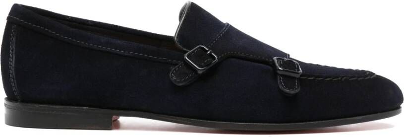 Santoni Loafers Blue Heren