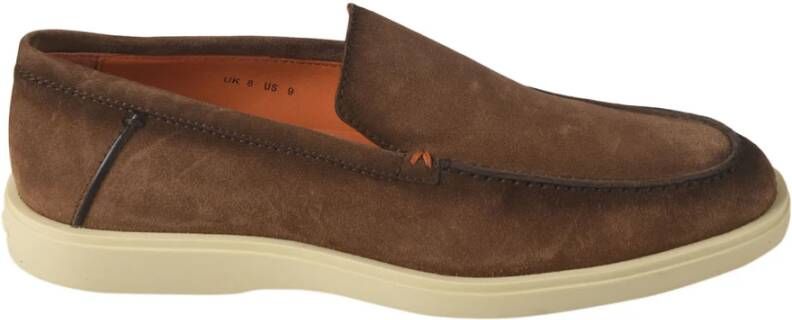 Santoni Loafers Brown Heren