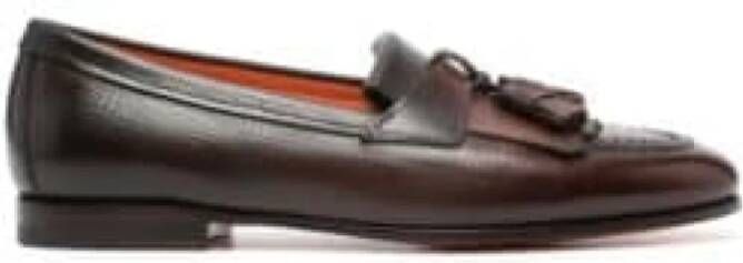 Santoni Loafers Brown Heren