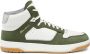 Santoni Luxe Sneak-Air High Top Sneaker Green Heren - Thumbnail 1