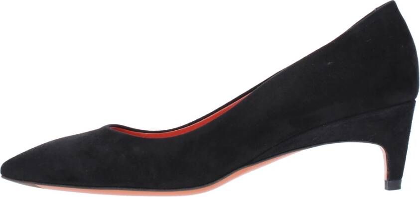 Santoni Met hak zwart Black Dames