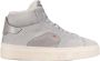 Santoni Montone Leren Sneakers Gray Dames - Thumbnail 1