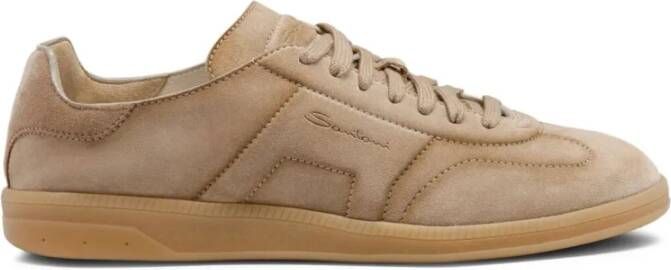 Santoni Olympic Cube Sneakers Brown Heren