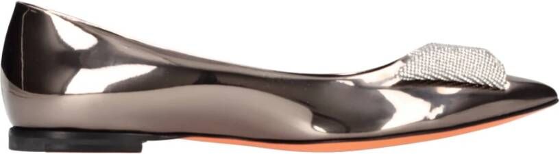 Santoni Platte schoenen Grijs Gray Dames